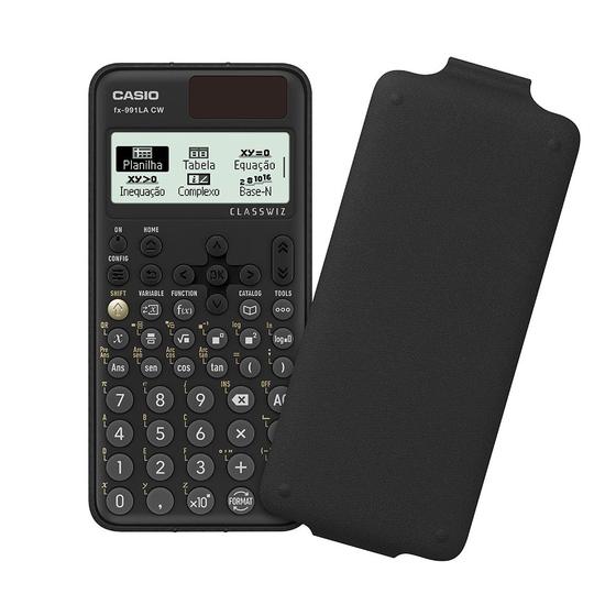 Calculadora Científica Casio FX 991LA CW 550 Funções Preta Menor preço em Calculadora Científica Casio FX 991LA CW 550 Funções Preta