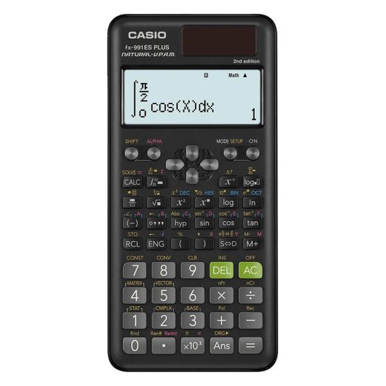 Imagem de Calculadora Científica Casio FX991ESPLUS-2S4DT 417 Funções