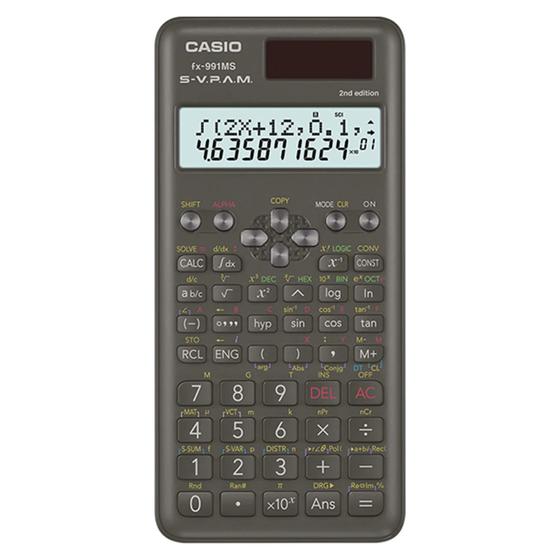 Imagem de Calculadora Cientifica Casio New Edition - Preto (FX-991MS-2-W)