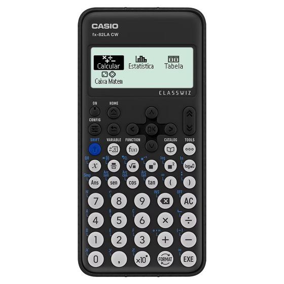 Imagem de Calculadora Científica CLASSWIZ, Preta, 300 Funções, FX-82LACW, CASIO  CASIO