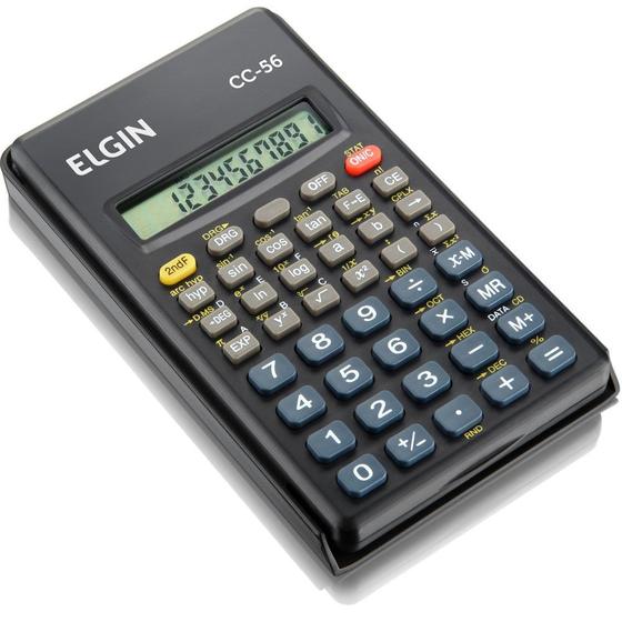 Calculadora Científica Elgin 56 Funções CC56 Menor preço em Calculadora Científica Elgin 56 Funções CC56