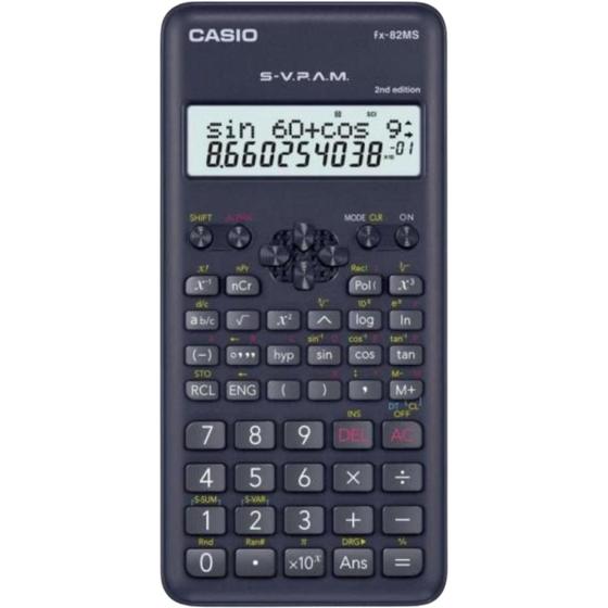 Imagem de Calculadora Científica Fx-82ms 2nd Edition Com 240 Funções S-V.P.A.M. Preto - Casio