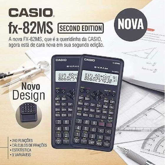 Imagem de Calculadora Científica Fx82Ms - Cassio