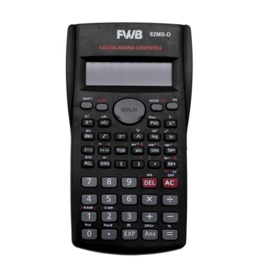 Imagem de Calculadora Científica Multi 240 Funções Com Capa Protetora