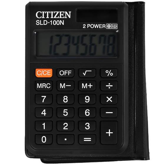 Imagem de Calculadora Citizen SLD-100N de 8 Digitos - Preto