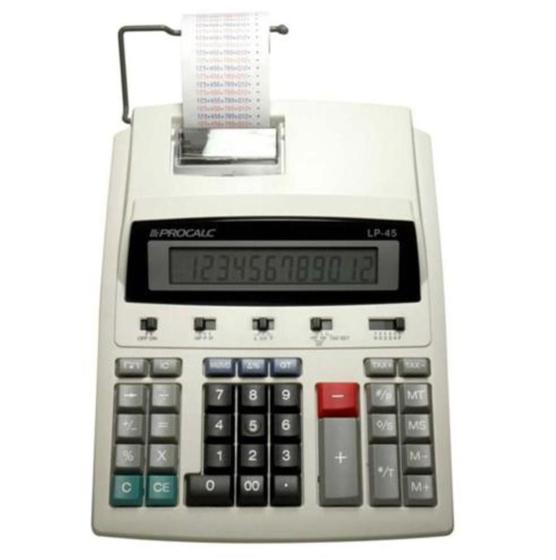 Imagem de Calculadora Com Impressão Lp45 - Procalc