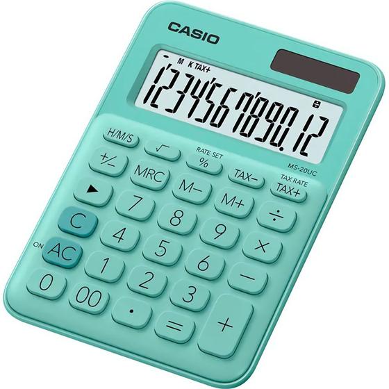 Imagem de Calculadora Compacta Casio MS-20UC-GN - Verde