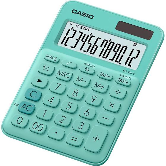 Imagem de Calculadora Compacta Casio MS-20UC-GN - Verde