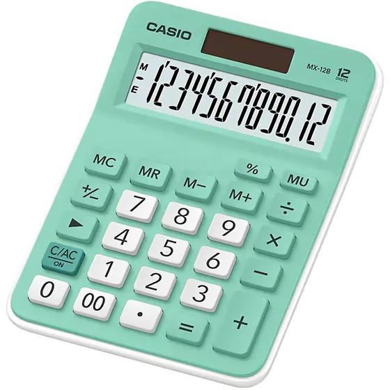 Imagem de Calculadora Compacta Casio MX-12B - Verde