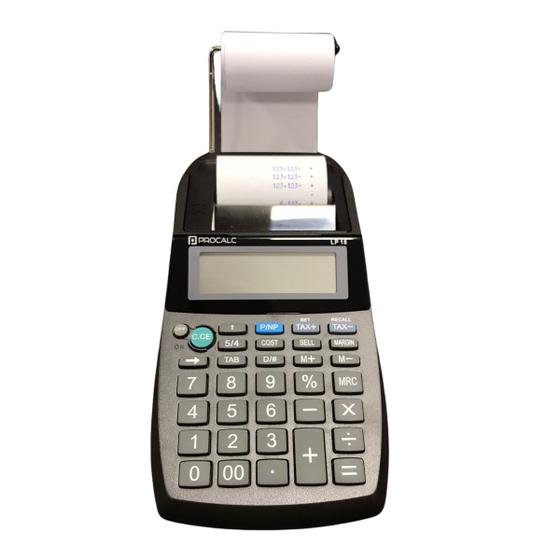 Imagem de Calculadora compacta com bobina de mesa 12 digitos - LP18