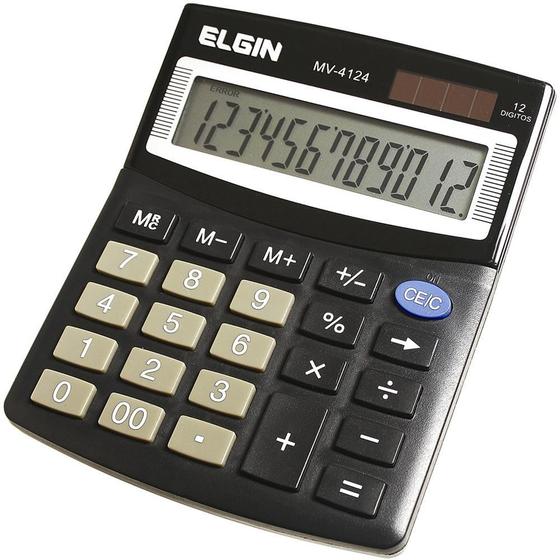Imagem de Calculadora de 12 dígitos MV-4124 - Elgin
