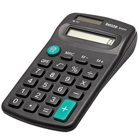 Imagem de Calculadora De Bolso 8 Dígitos B3401 - Bazze