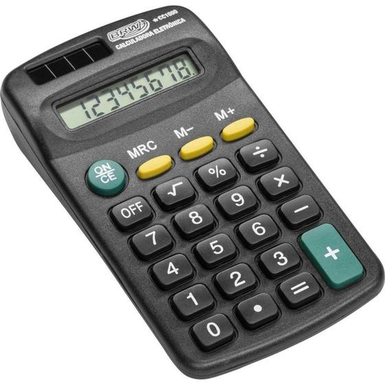 Imagem de Calculadora de Bolso 8 Dígitos CC1000 BRW