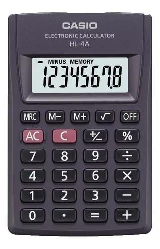 Imagem de Calculadora de Bolso Casio  HL-4A-W4-DP Preto