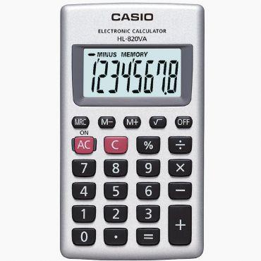 Imagem de Calculadora de Bolso Casio Hl-820Va-S4-Dp Prata 8 Dígitos