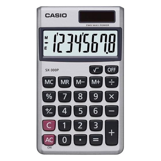 Imagem de Calculadora de bolso com visor 8 dígitos e acab. aço escovado 