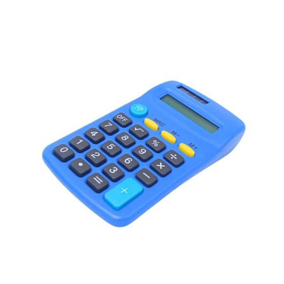 Imagem de Calculadora de Bolso Compacta, 8 Dígitos e Cores Variadas