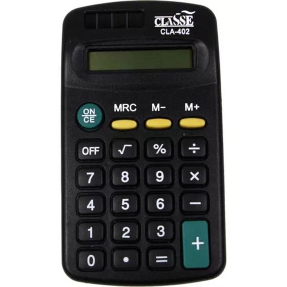 Imagem de Calculadora De Bolso Compacta Para Comércio Escola E Escritório Leve E Prática Entrega Rápida