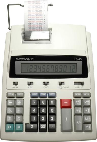 Imagem de Calculadora de impressao 12 digitos lp45 - procalc