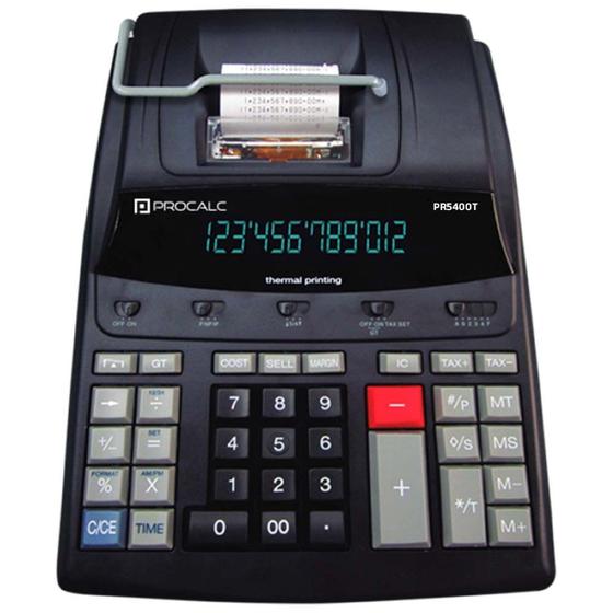 Imagem de Calculadora de Impressão Térmica Procalc PR5400T 12 Dígitos