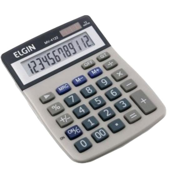 Imagem de Calculadora de Mão 12 Dígitos MV 4122 - Elgin