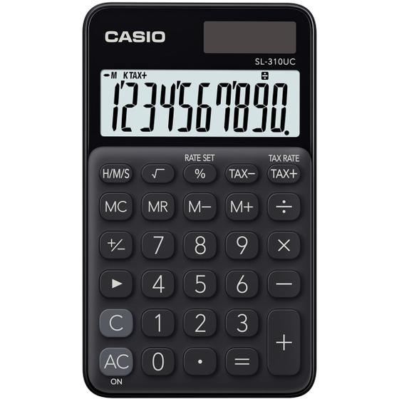 Imagem de Calculadora de Mesa 10DIG.PRETA SOLAR/BAT.FUN.H/TX