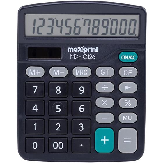 Imagem de Calculadora de Mesa 12 DIG MX-C 126 Preta