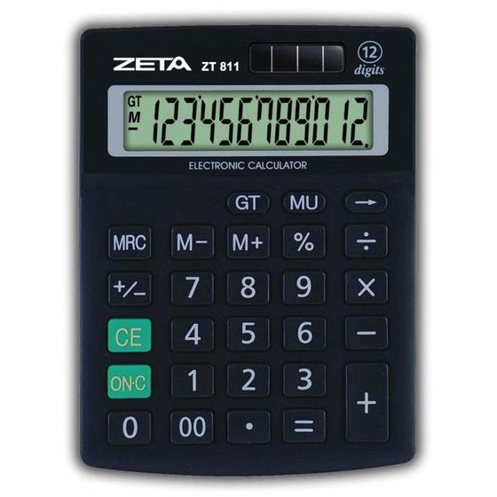 Calculadora De Mesa 12 Digitos 811 Zeta Menor preço em Calculadora De Mesa 12 Digitos 811 Zeta