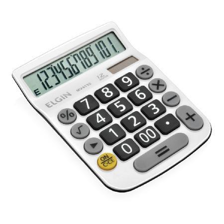 Imagem de Calculadora de mesa 12 dígitos mv-4132 branca