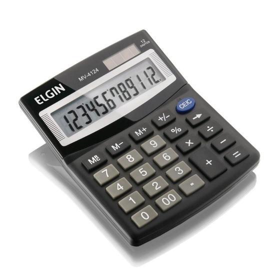 Imagem de Calculadora de Mesa 12 Dígitos MV4124-Elgin