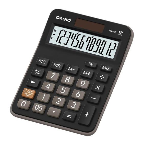 Calculadora de Mesa 12 Dígitos MX-12B Casio 22844 Menor preço em Calculadora de Mesa 12 Dígitos MX-12B Casio 22844