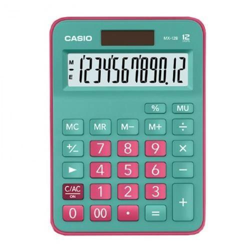 Imagem de Calculadora De Mesa 12 Dígitos Mx-12B-Gnrd Verde - Casio