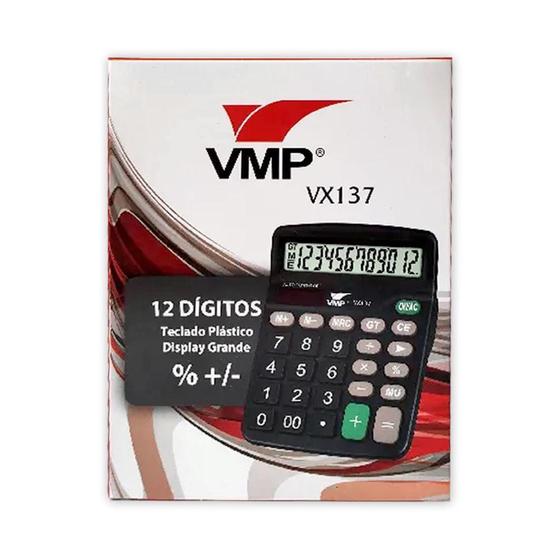 Imagem de Calculadora De Mesa 12 Dígitos Vx137 Vmp