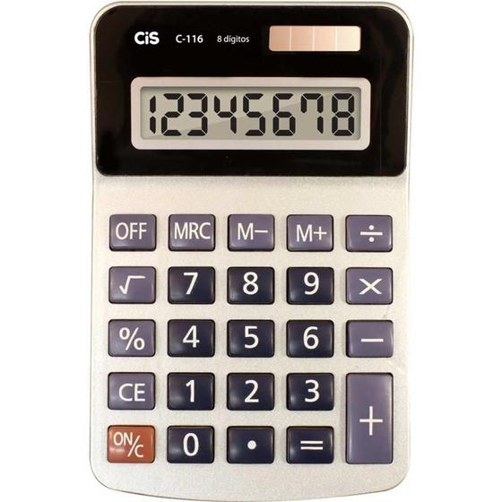 Imagem de Calculadora de mesa 8 dig. mod calck c-116 sertic