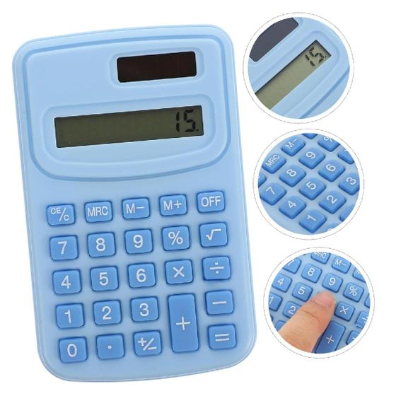 Imagem de Calculadora de Mesa Bolso Mini Estojo Portátil com 8 Dígitos