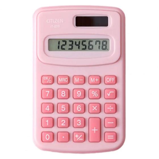 Imagem de Calculadora de Mesa Bolso Mini Estojo Portátil com 8 Dígitos