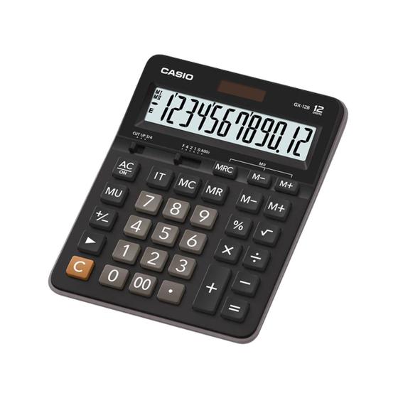 Imagem de Calculadora de Mesa Casio Grande GX-12B 12 Digitos