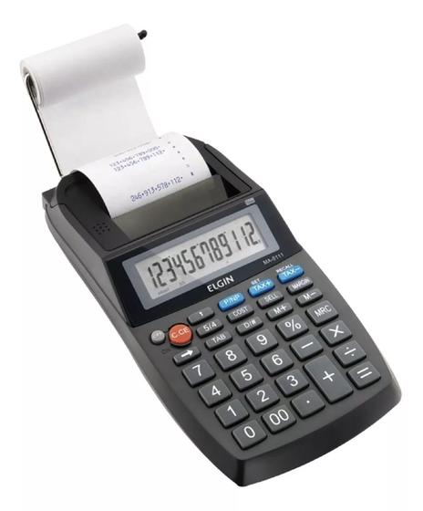 Imagem de Calculadora De Mesa Com Bobina 12 Dígitos Ma5111 - ELGIN