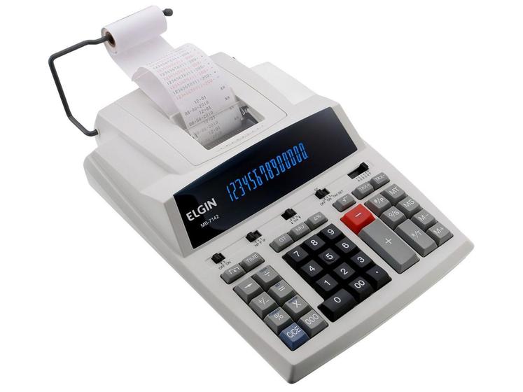 Imagem de Calculadora de Mesa com Bobina - Elgin MB 7142