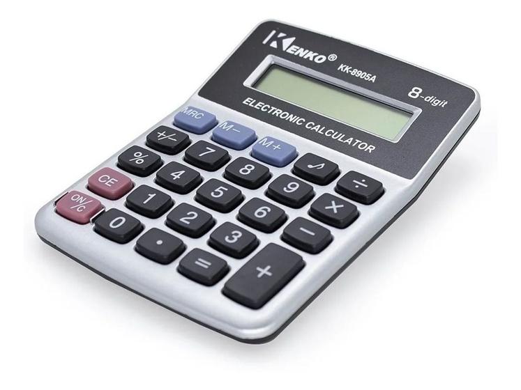 Imagem de Calculadora De Mesa Comercial Escritório Display 8 Digitos 