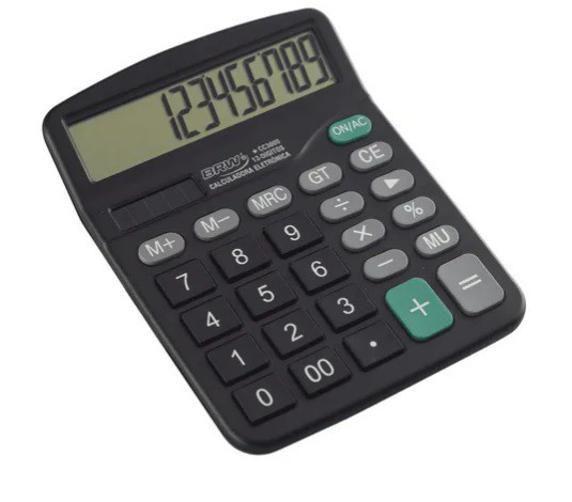 Imagem de Calculadora De Mesa Grande 12Dig Brw