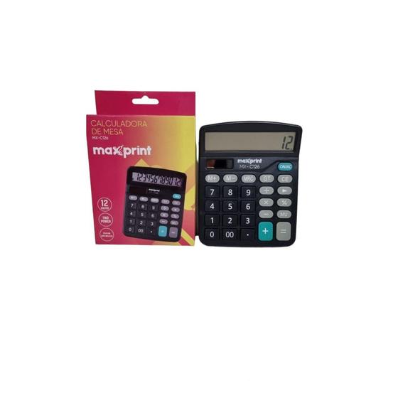 Imagem de Calculadora de mesa maxprint mx-c126