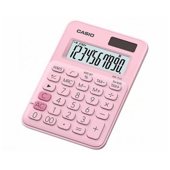 Imagem de Calculadora de mesa ms-7uc-pk-n-dc rosa