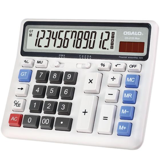 Imagem de Calculadora de Mesa Pendente OS-2135 com Display LCD Extra Grande