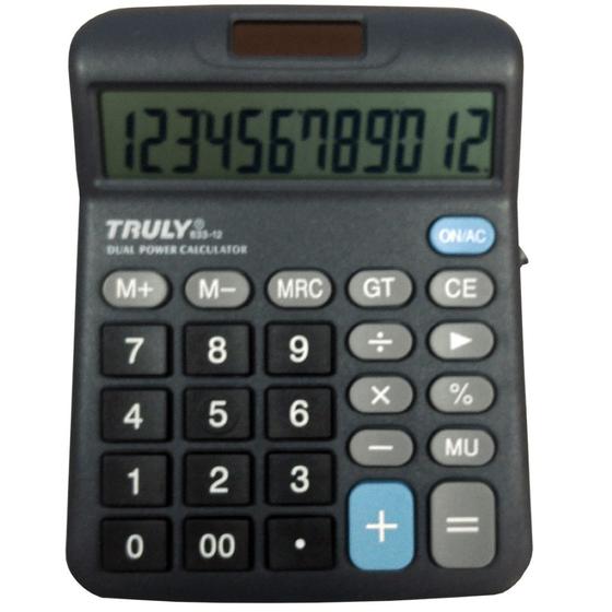 Imagem de Calculadora de Mesa Truly 833 12 Dígitos