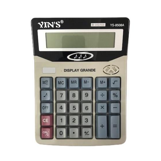 Imagem de Calculadora de Mesa YS 8508A -  8 Digitos.