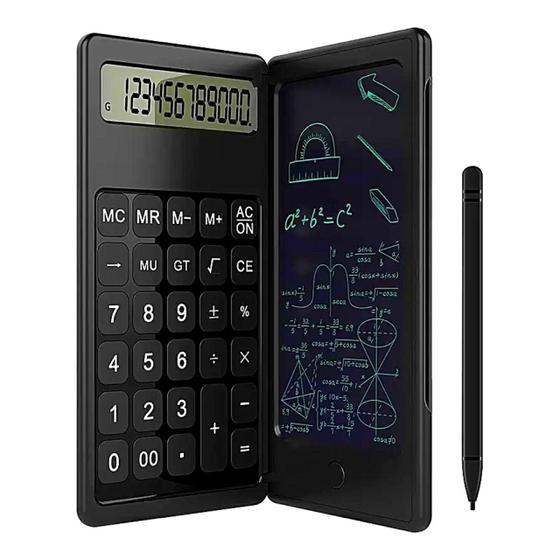 Imagem de Calculadora Digital Com Bloco De Anotações E Caneta KL-1602