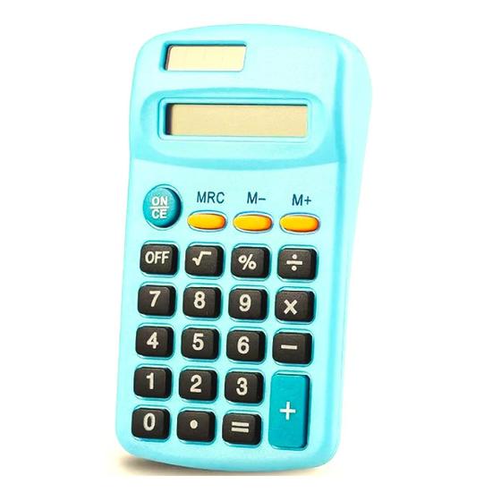 Imagem de Calculadora Digital de Bolso Portátil 8 Dígitos Colorida