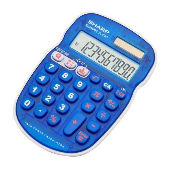 Imagem de Calculadora educativa com exercícios matemáticos e tabuada