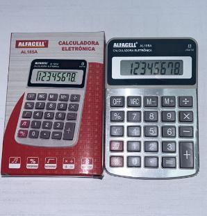 Imagem de Calculadora Eletrônica De Mesa Digital Al185a 8 Dígitos